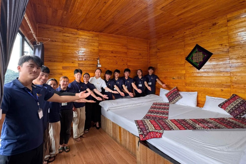 Điểm du lịch vùng cao xã Tà Xùa đã sẵn sàng đón khách dịp 2.9. Ảnh: Trường Sơn