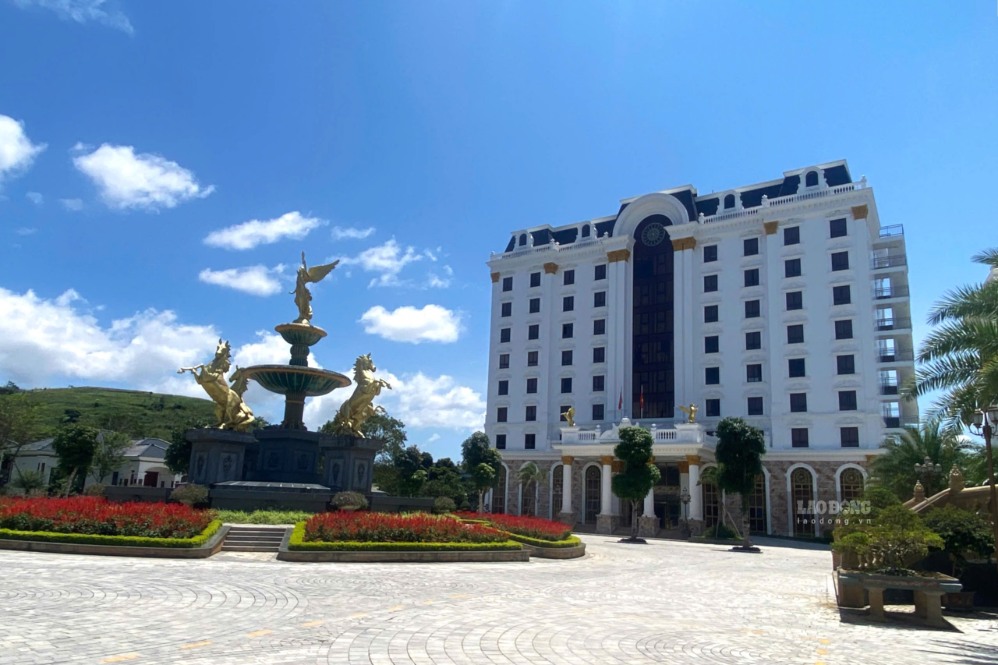 Thảo Nguyên Resort, phường Thảo Nguyên khách đã đặt kín phòng từ ngày 15.8. Ảnh: Trường Sơn