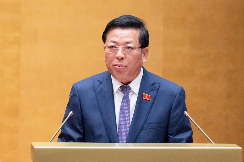 Bộ trưởng Bộ Xây dựng Trần Hồng Minh. Ảnh: Quochoi.vn