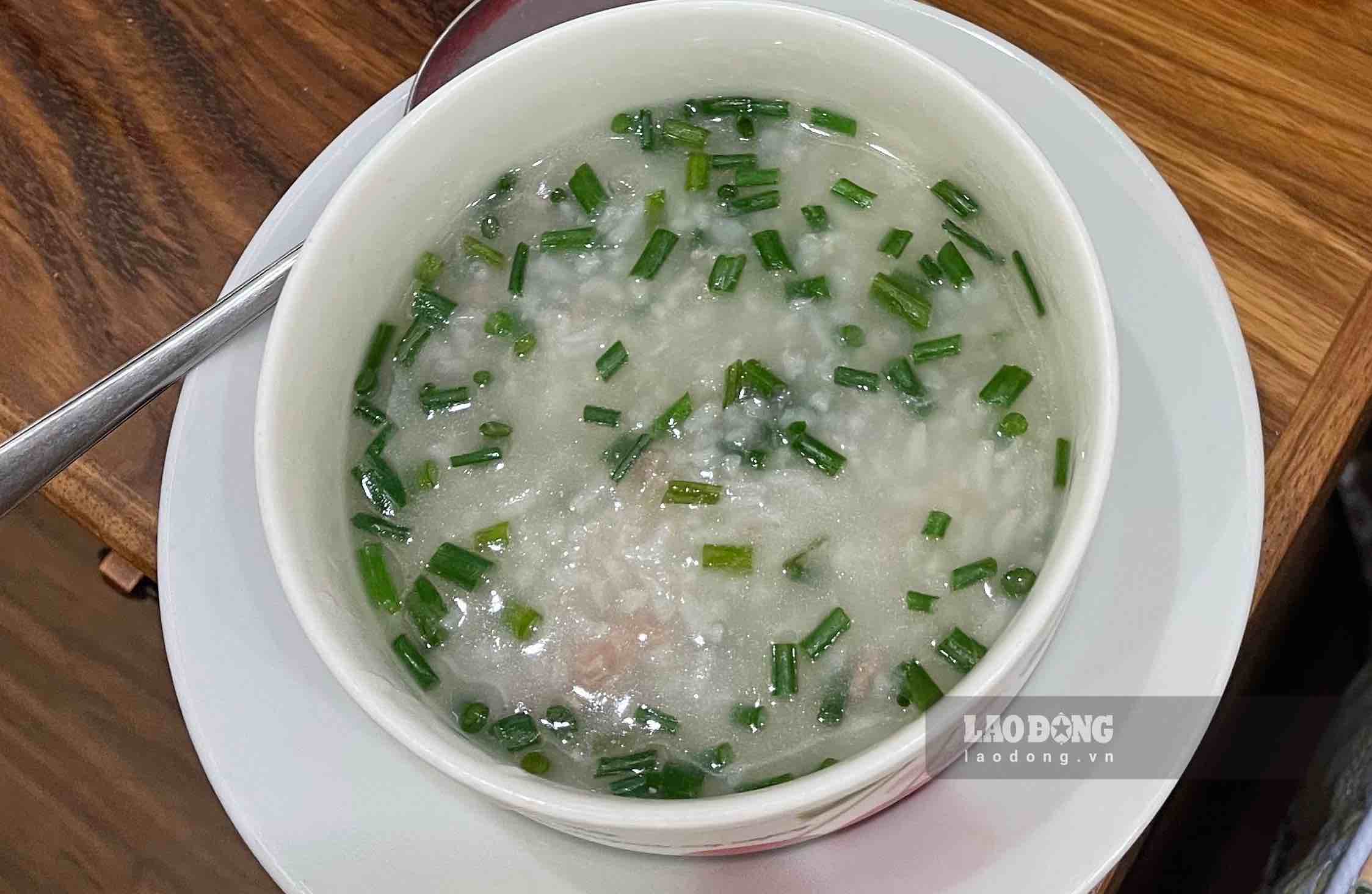 Some simple, easy-to-cook porridge dishes, suitable for people with high uric acid. Photo: Vy Vy