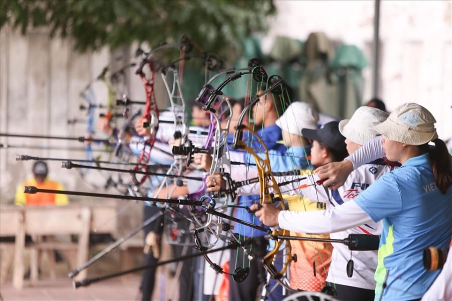 Archers will stay on a yacht when participating in ASIAD 20. Photo: Minh Anh