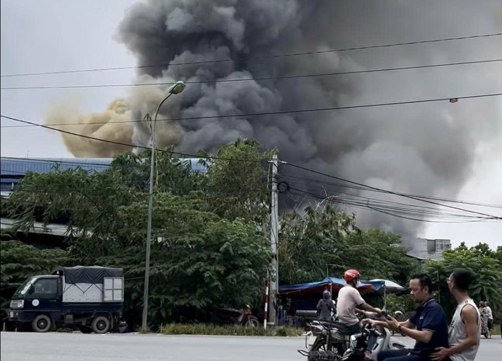 Fire scene. Photo: Van Chien