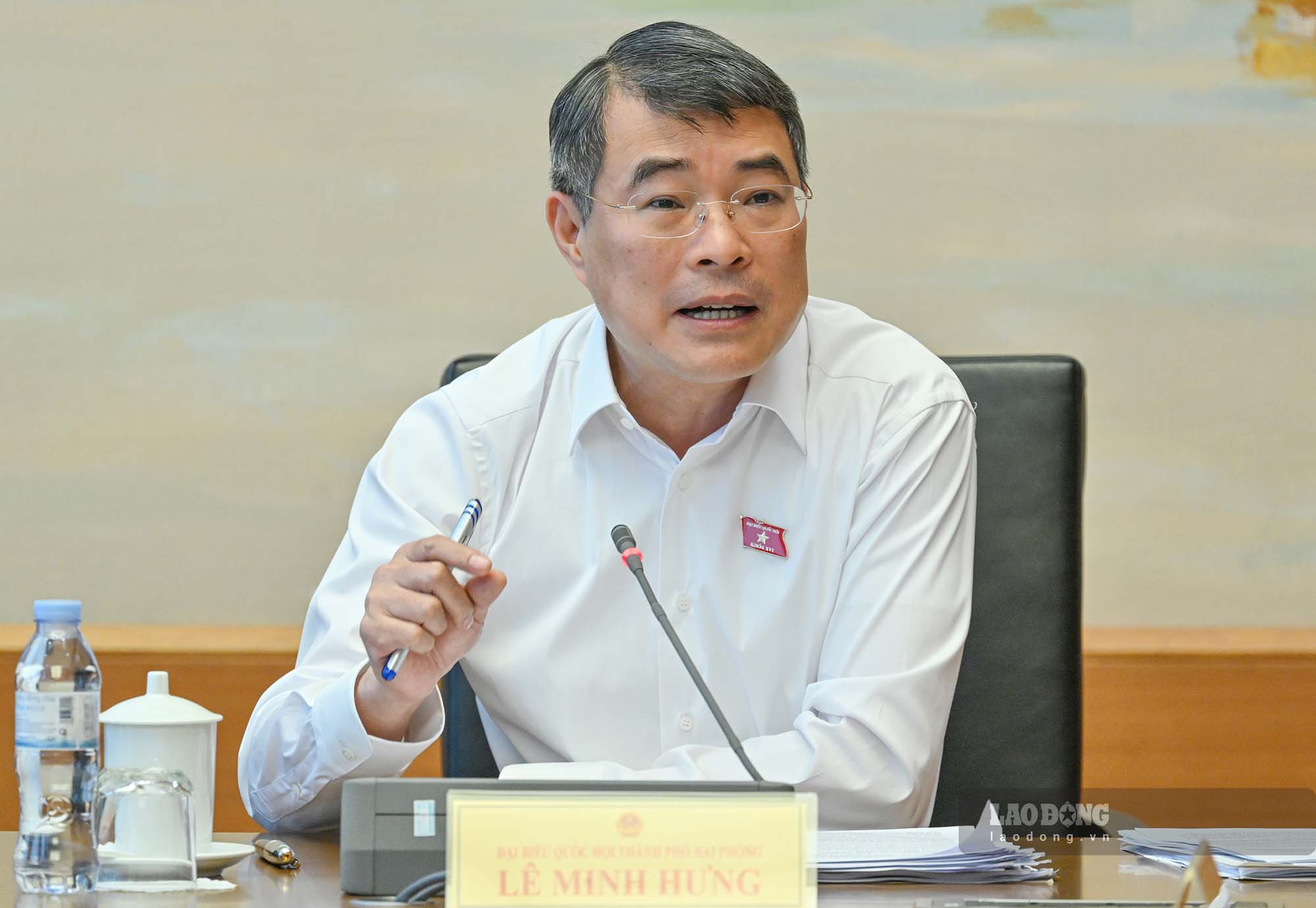 Politburo Member, Prime Minister Le Minh Hung said that resources must go towards the right goals and practical requirements. Photo: Anh Huy.