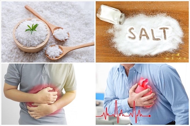 Using too much salt in daily dishes causes many health consequences such as blood pressure and cardiovascular disease. Graphics: Minh Thu