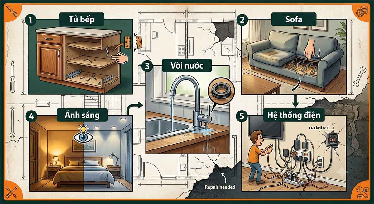 5 interior design items: The more you save, the easier it is to repair. Illustrative photo: AI