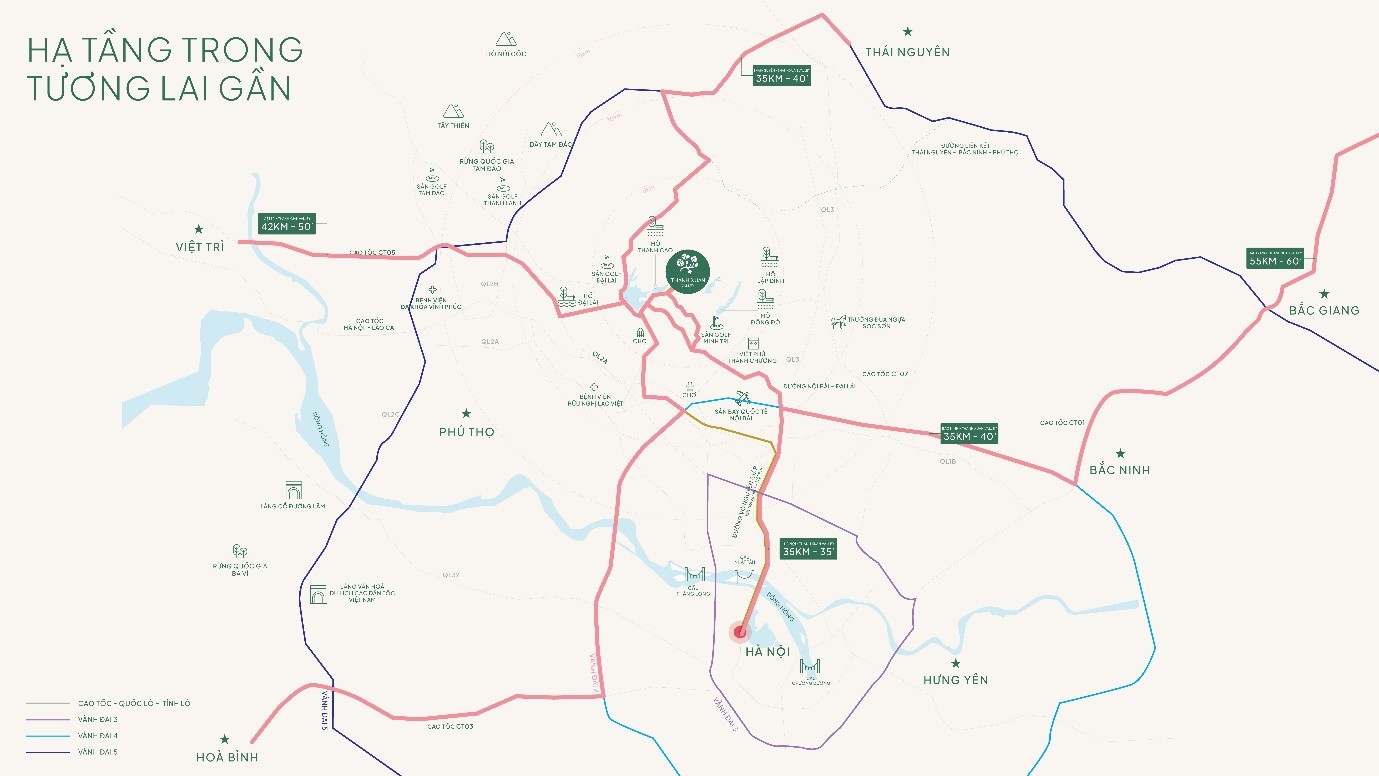 Nhờ các trục đường mới, quãng đường di chuyển sẽ tiết kiệm từ 15-20 km tùy tuyến. Ảnh: BIM Land