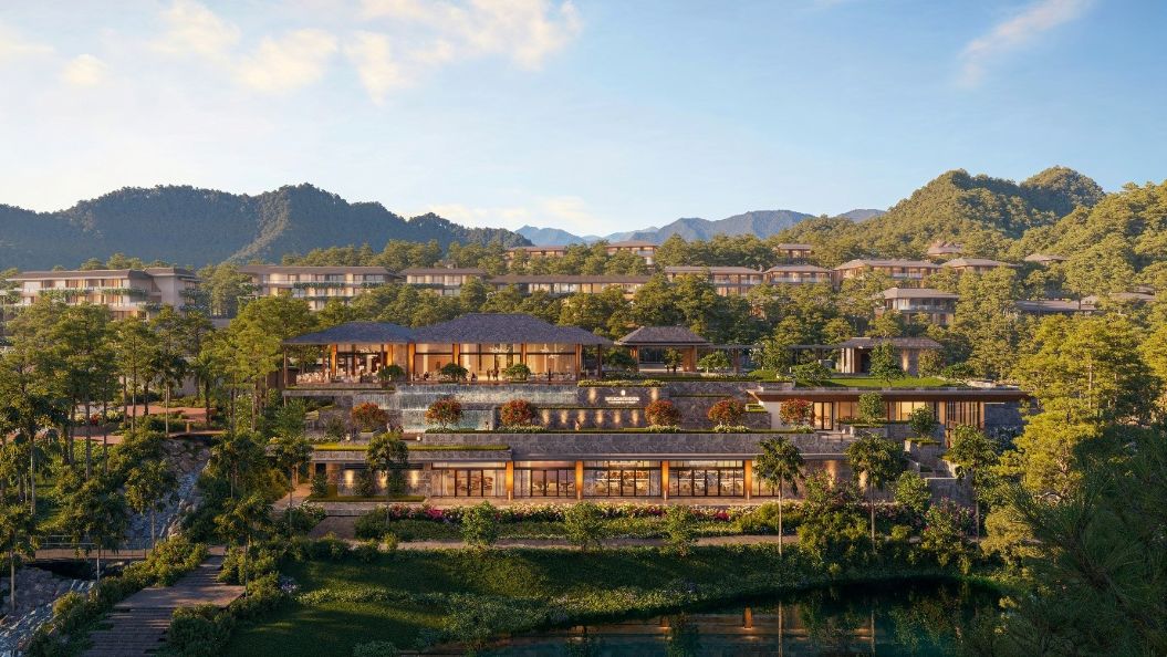 Vị trí tiệm cận sân bay Nội Bài giúp InterContinental Thanh Xuan Valley Resort trở thành điểm dừng chân lý tưởng của giới thương gia và du khách cao cấp quốc tế. Ảnh: BIM Land