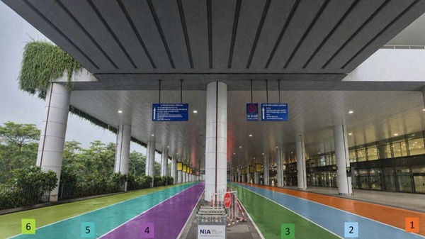 ノイバイ空港での新しい交通規制 3. 8. 写真:ノイバイ空港国境警備隊
