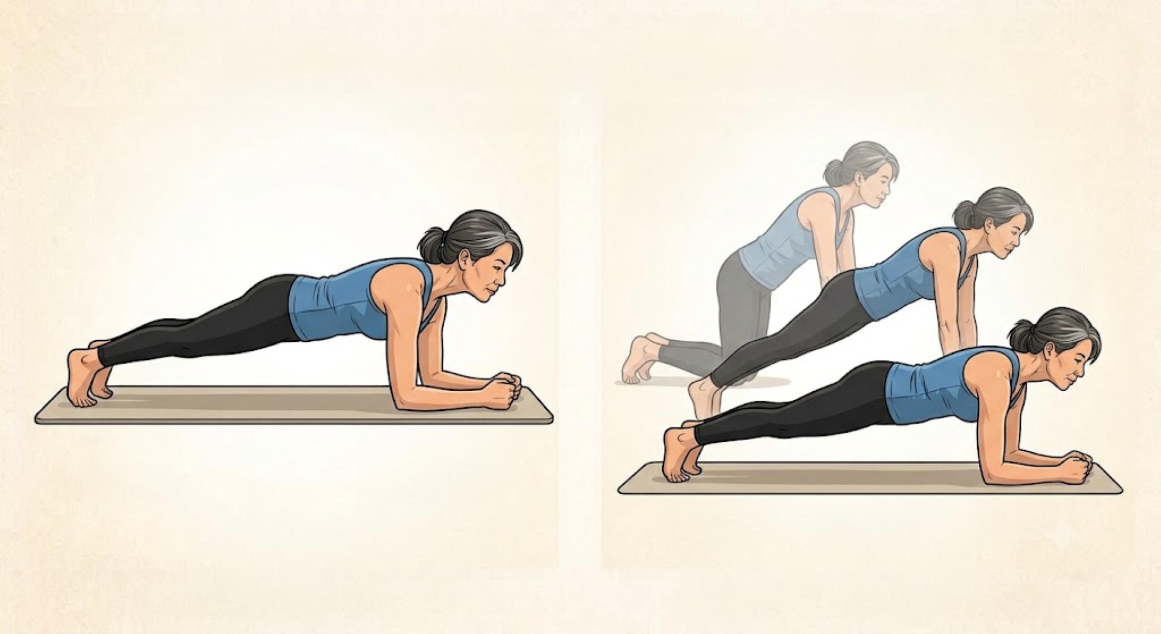 Proper plank training helps activate and strengthen core muscles effectively. Image created by AI