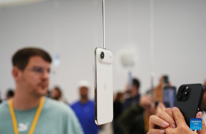 The second generation iPhone Air is said to have a series of upgrades compared to the first generation. Photo: Xinhua