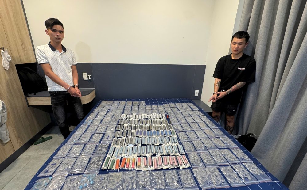 Triệt phá đường dây Pod Chill ma túy, thu giữ 13.500 vỏ đầu pod. Ảnh: Công an cung cấp

