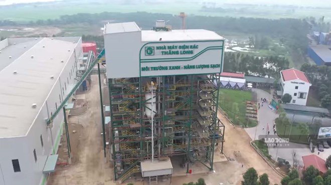 Waste treatment plant in Phu Lang commune, Bac Ninh province of Thang Long Energy Environment JSC. Photo: Van Truong
