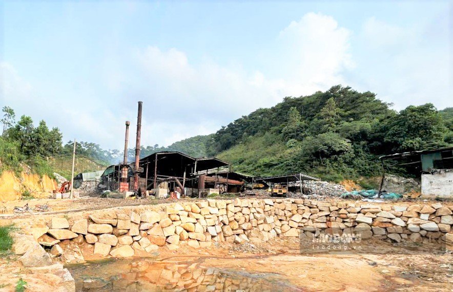 Nhà máy xử lý rác của Công ty Cổ phần Môi trường Xanh Friendly tại phường 3 Bảo Lộc. Ảnh: Phúc Khánh