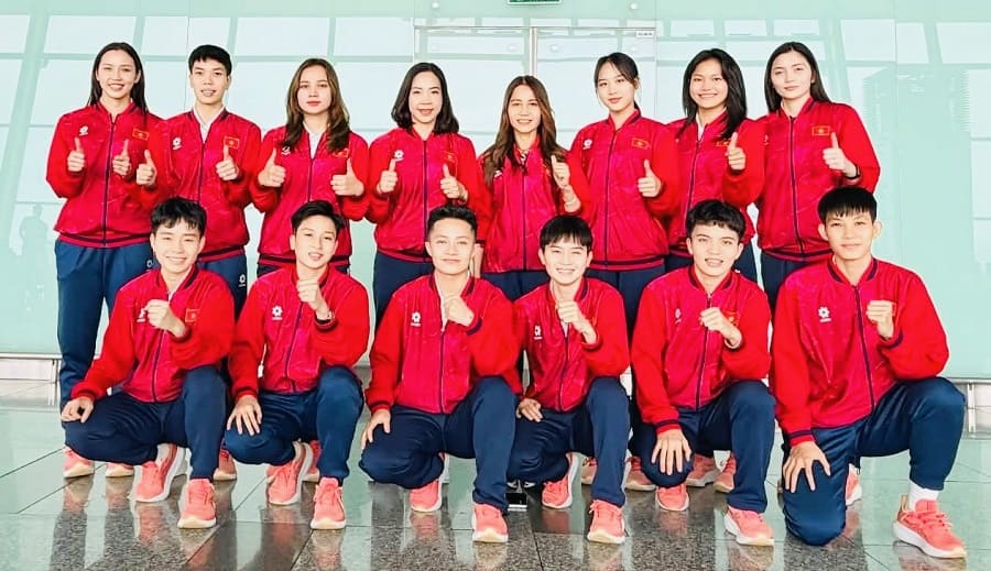 Vietnamese sepak takraw team confidently competes in the 2026 World Championship. Photo: Thai Xuan