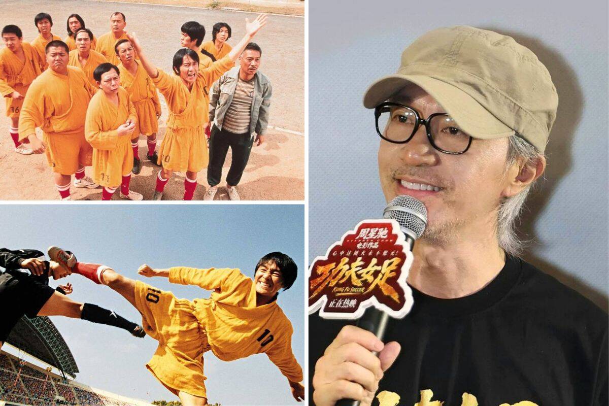 Stephen Chow is the main actor and director of "Shaolin Soccer". Photo: Xinhua
