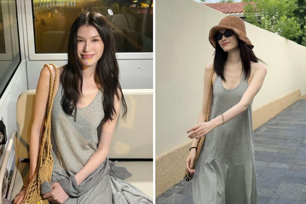 Le top model Hà Tuệ retrouve rapidement sa silhouette après l'accouchement. Photo: Xinhua