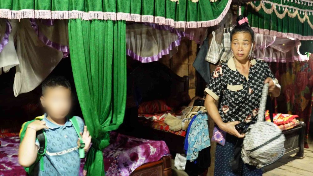 16 households in Na Tau commune were relocated overnight to avoid landslides. Photo: Na Tau commune.