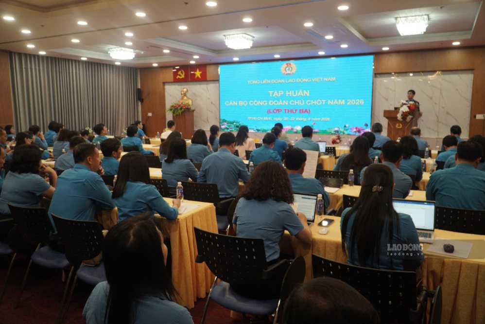 The training class attracted 77 students. Photo: Anh Tu