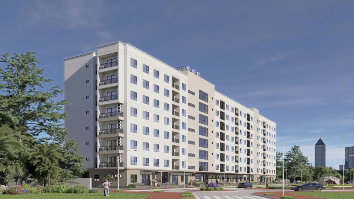 Perspective of the Dong Truc - Thach That social housing project. Photo: Tien Dat Construction Co., Ltd