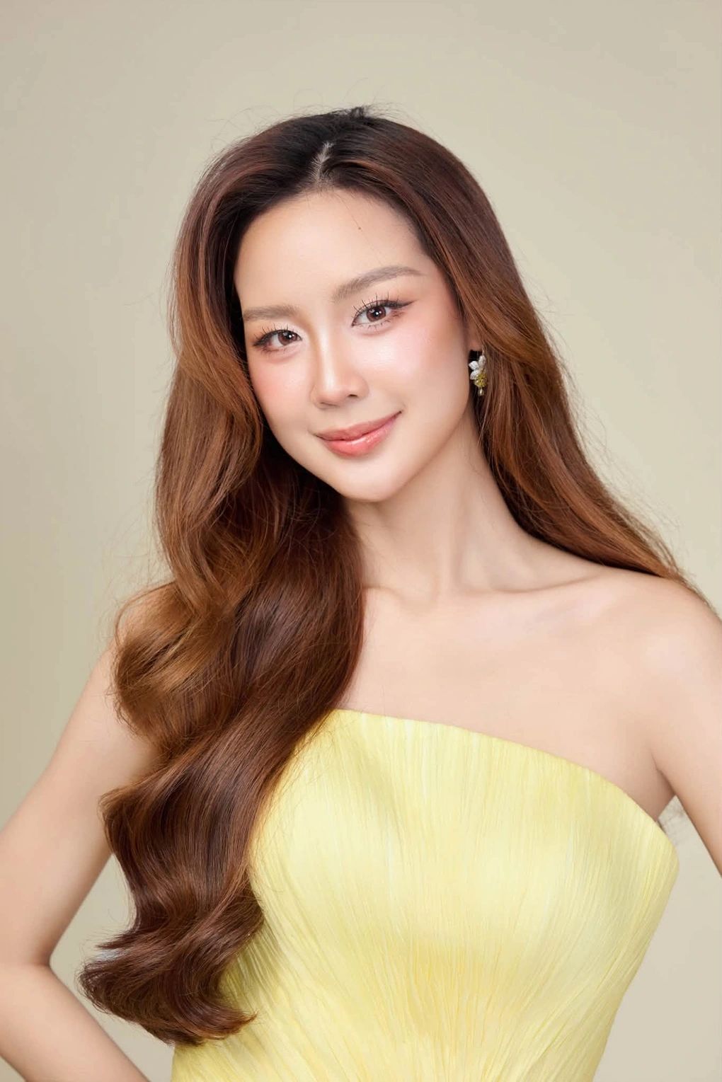 Hoa hậu Bảo Ngọc mong muốn đạt thành tích cao nhất ở cuộc thi Miss World 2026. Ảnh: Sen Vàng.