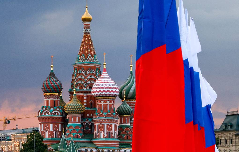 Russian flag at Red Square in Moscow. Photo: TASS