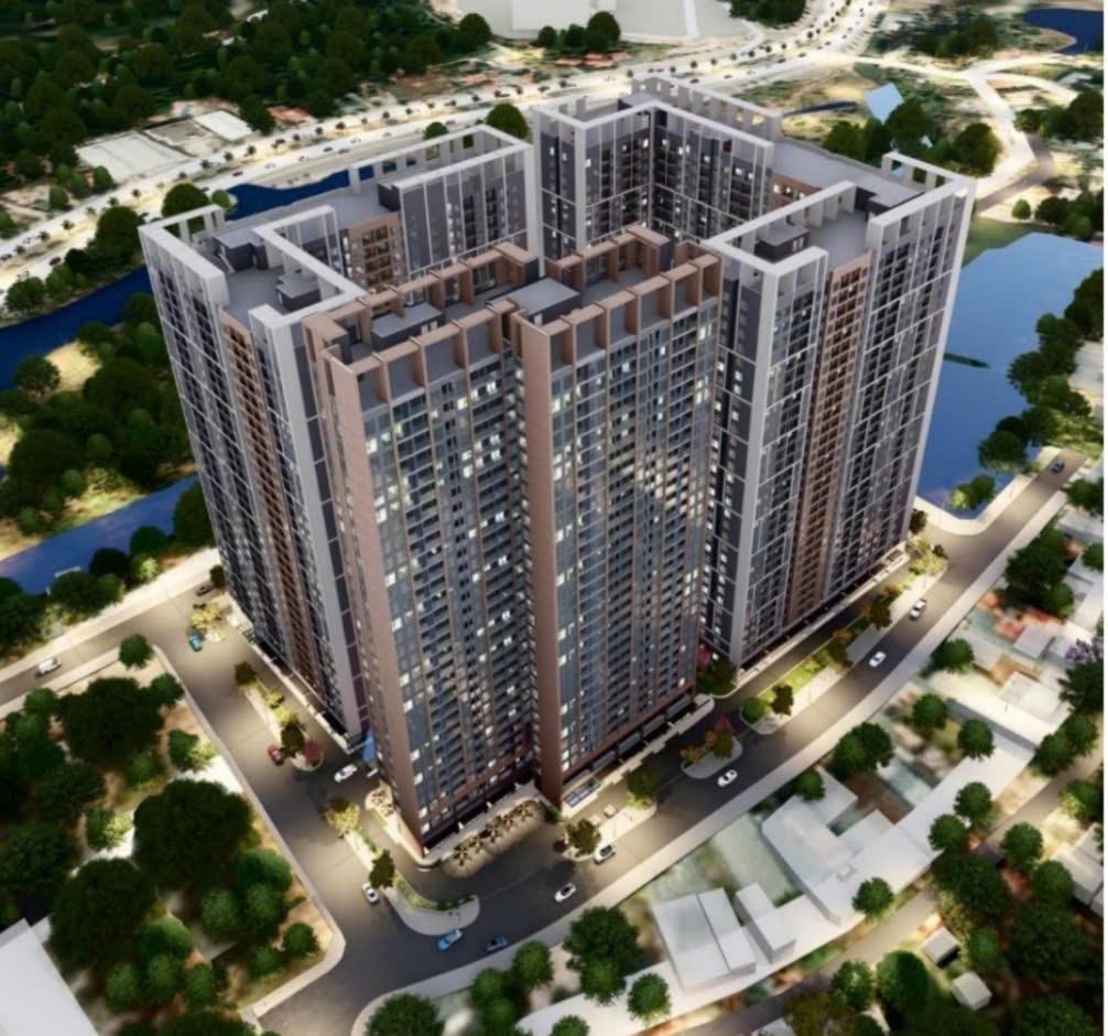 Phối cảnh Dự án Khu nhà ở xã hội tại Đa giác 3, Khu đô thị dịch vụ Hùng Thắng, phường Bãi Cháy, Tỉnh Quảng Ninh. Ảnh: Sở Xây dựng tỉnh Quảng Ninh