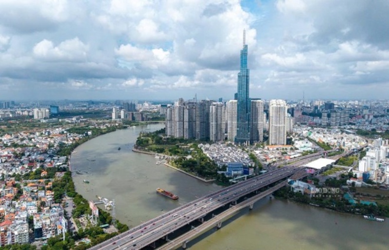 Ho Chi Minh City refutes information about arranging administrative units to have 60 wards and communes. In the photo, a corner of Ho Chi Minh City from above. Photo: Thai Bao