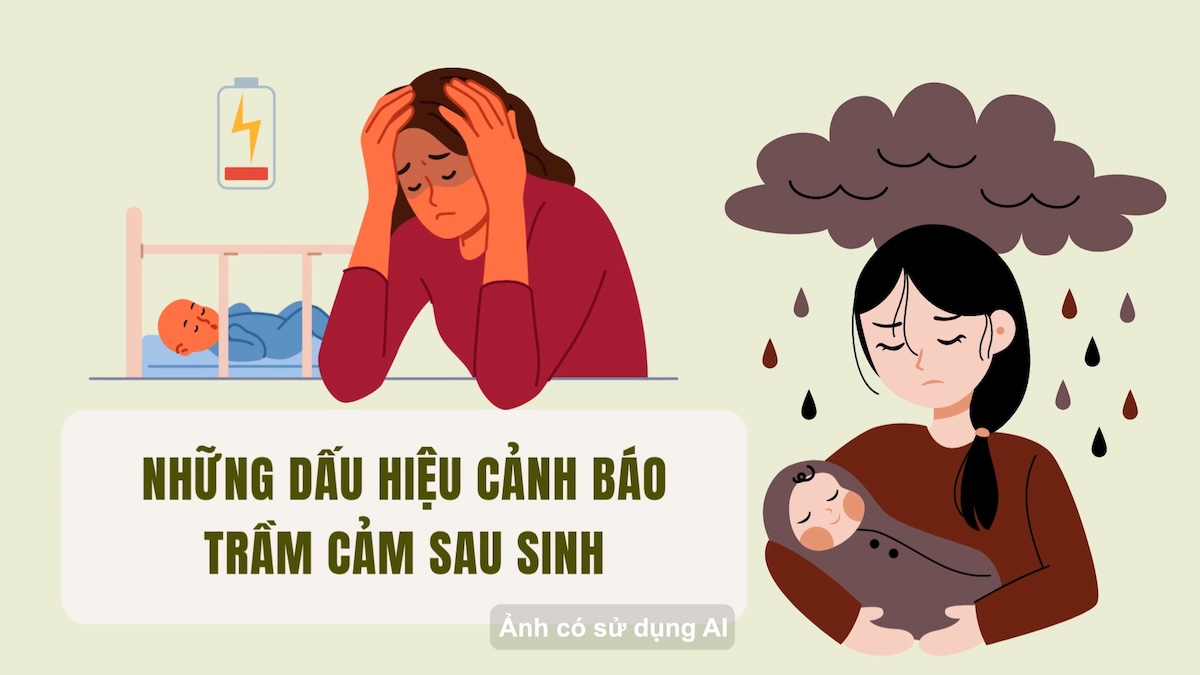 Signs warning of postpartum depression