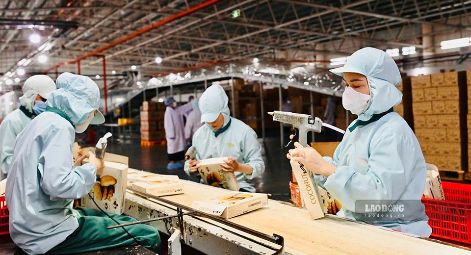 Đoàn viên, người lao động Tây Ninh được mua sản phẩm Bibica giảm đến 30%. Ảnh: Huỳnh Du