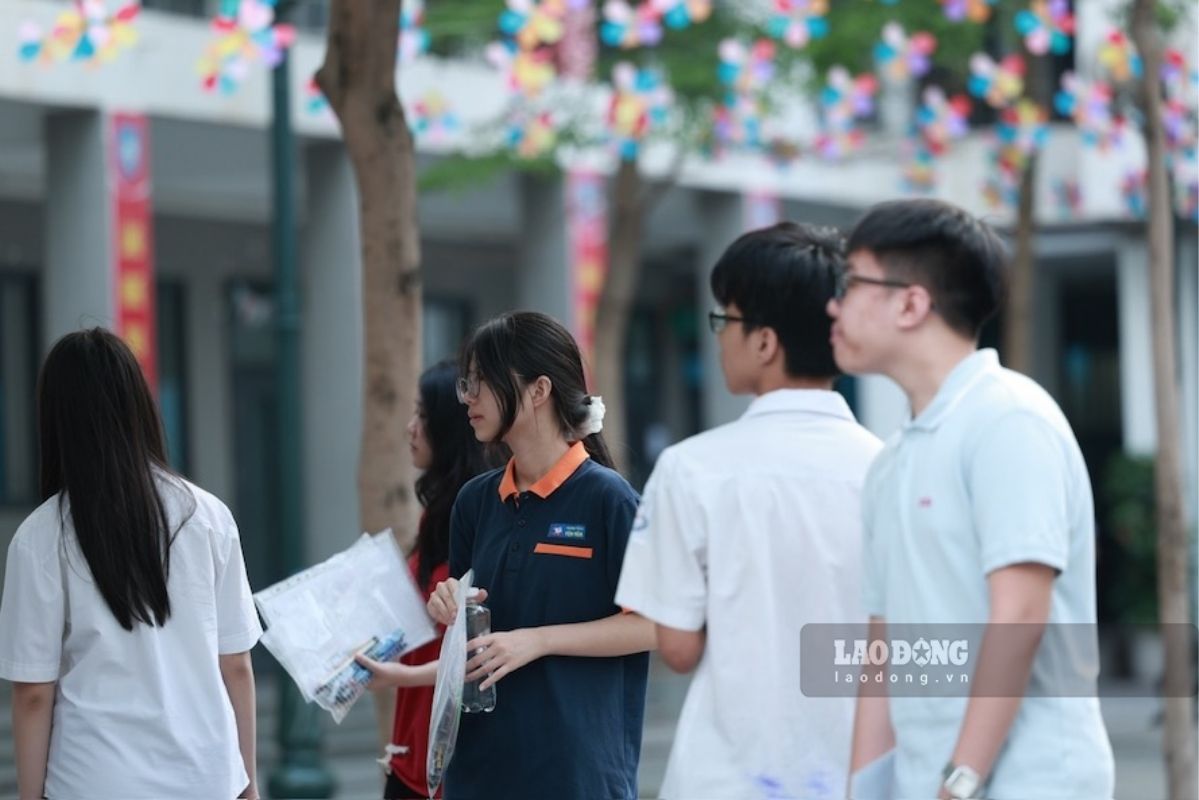 Học sinh dự thi lớp 10 tại Hà Nội năm 2026. Ảnh: Hải Nguyễn 