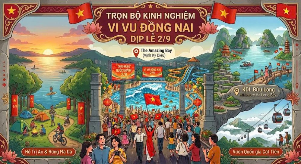 Full set of experiences traveling to Dong Nai during the National Day holiday September 2nd. Illustrative photo: Al