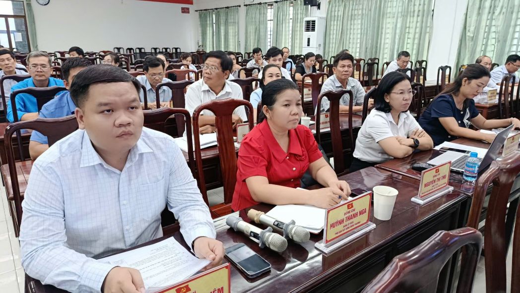 100% of delegates agreed not to merge An Phu ward in this review. Photo: An Phu Ward People's Committee