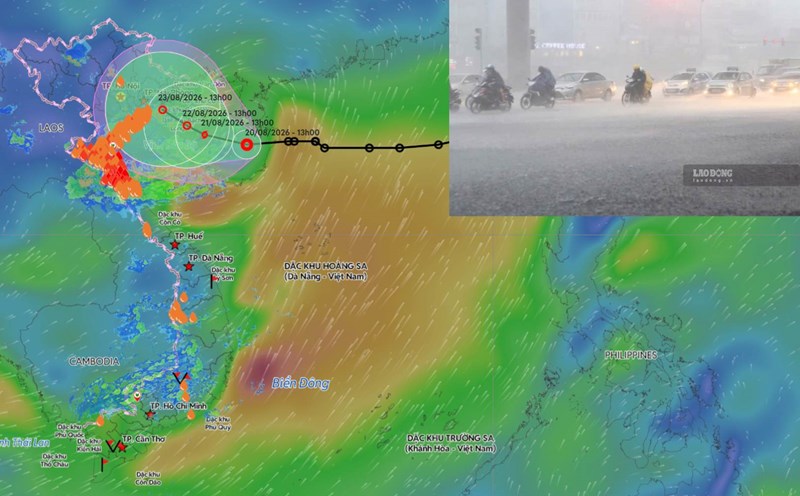 台風4号の接近可能性、広範囲にわたる大雨の危険性地域を予測