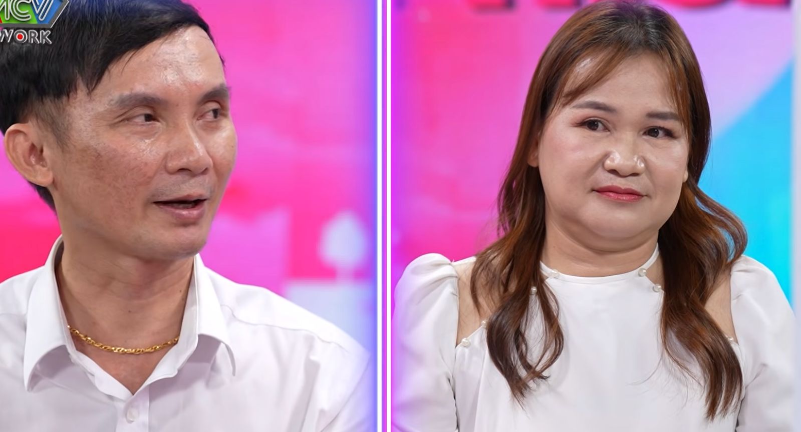 The couple at the dating show. Photo: MCV Unit.