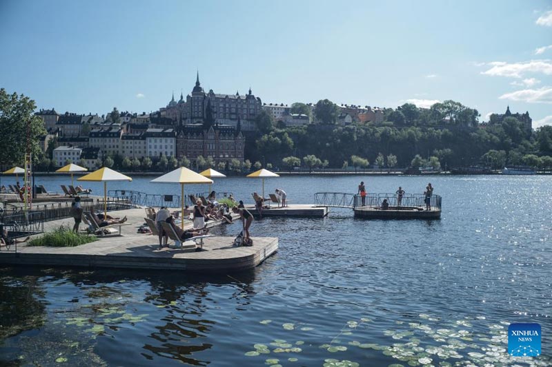 Stockholm, Thuỵ Điển là điểm đến được yêu thích vì có khí hậu ôn hoà, dễ chịu vào mùa Hè. Ảnh: Xinhua