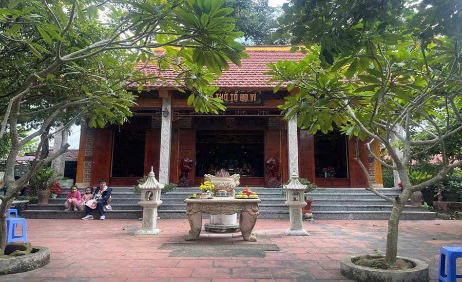 Vi family ancestral temple in Khuat Xa commune, Lang Son province. Photo: Khanh Linh