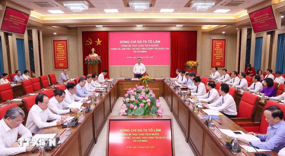 Toàn cảnh buổi làm việc. Ảnh: TTXVN