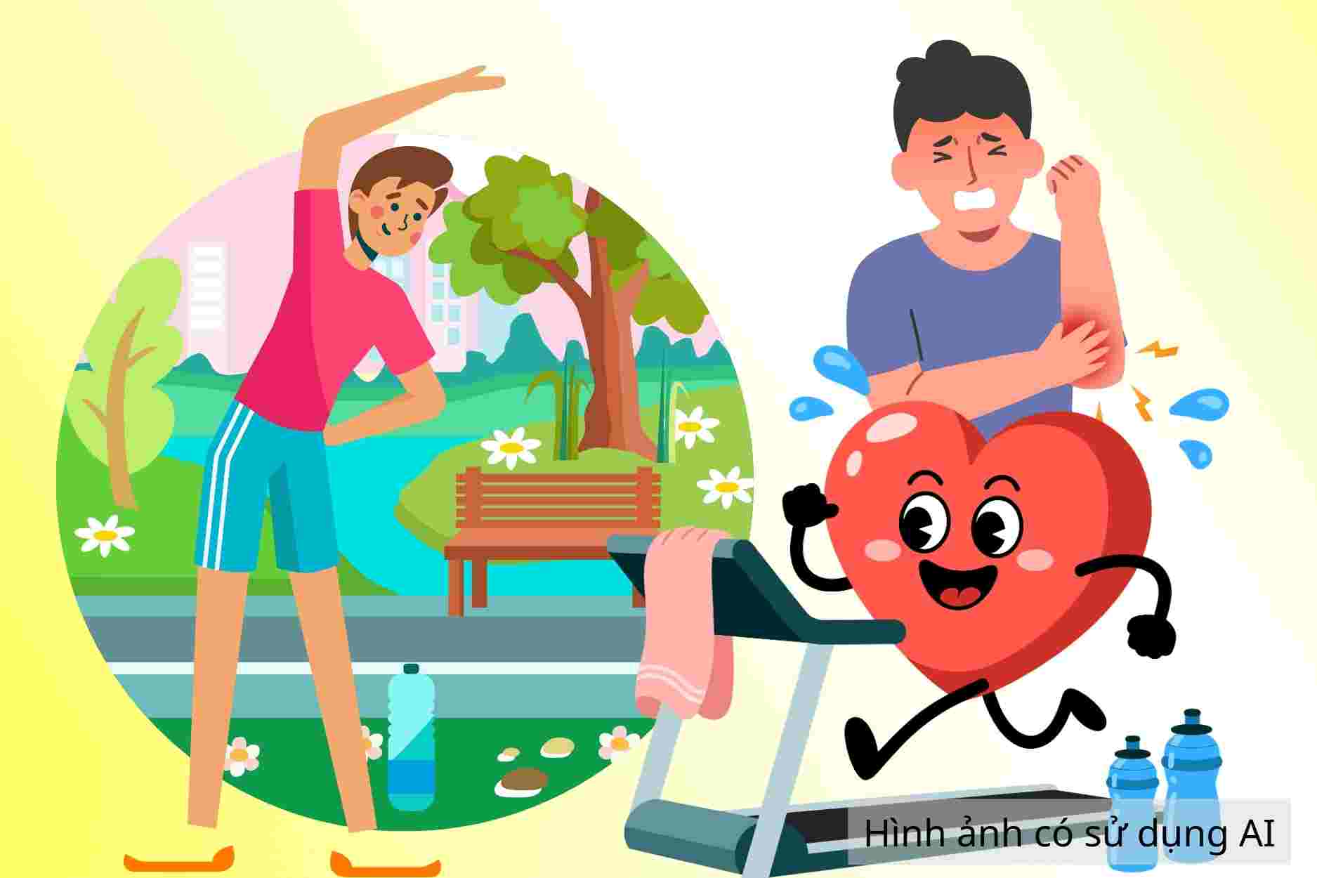 Notes for safe exercise, injury prevention