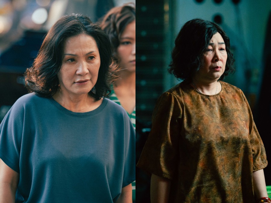 Hồng Đào và NSND Hồng Vân tái ngộ trong “Lên hương” của đạo diễn Khương Ngọc. Ảnh: Đoàn phim cung cấp.