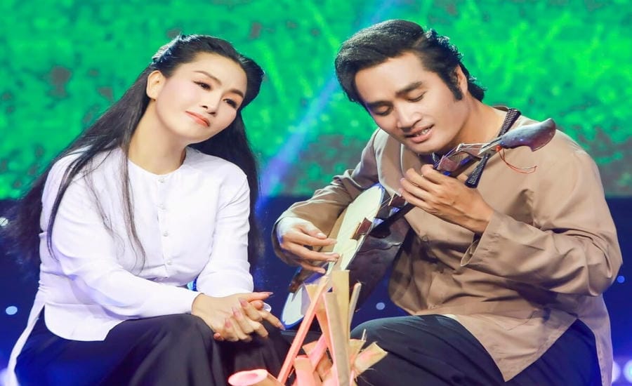 Nghệ sĩ Kiều Oanh và NSƯT Hoàng Nhất. Ảnh: Nghệ sĩ cung cấp