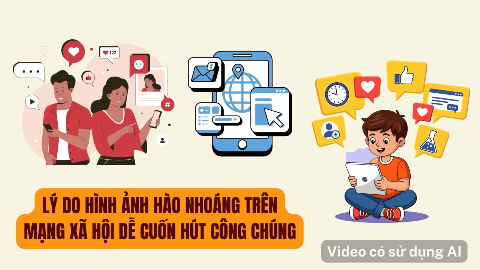 Reasons why flashy images on social networks easily attract the public