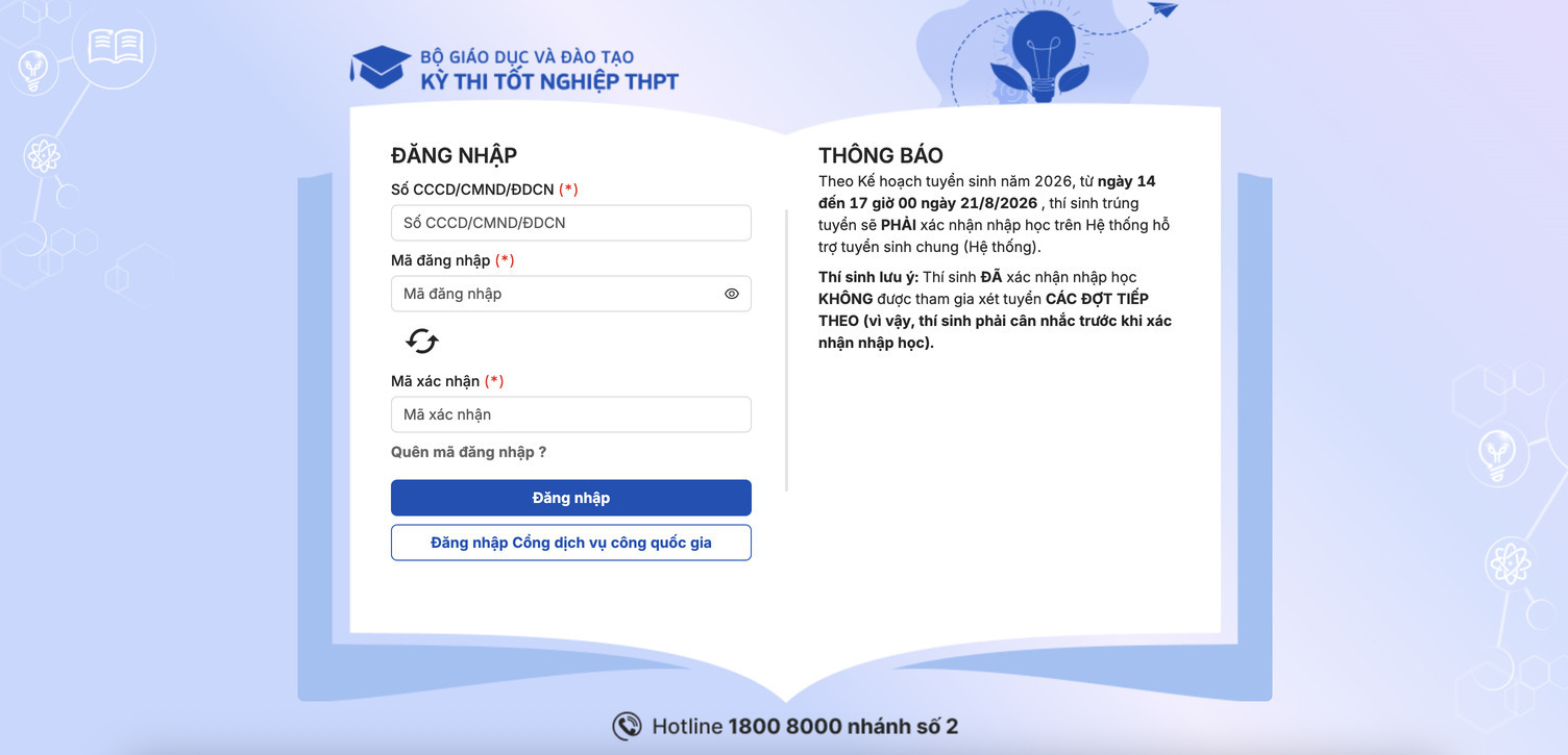 Candidates admitted in the first phase must confirm online admission before 5 pm on the 21st. 8. Photo source: Ministry of Education and Training
