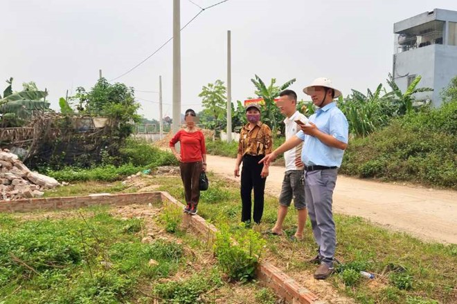 Land plot prices enter a correction cycle after a period of hot increase. Photo: Nhu Ha