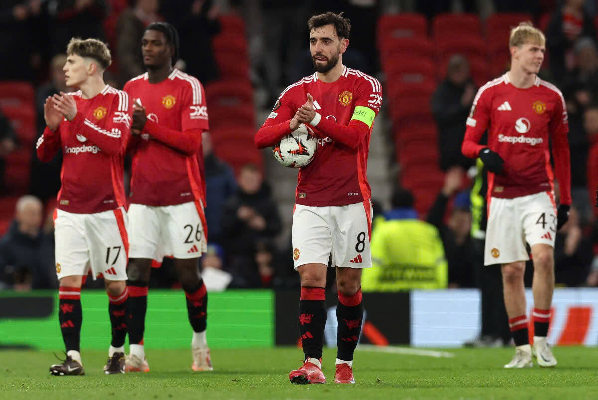 Bruno Fernandes đã gồng gánh Man United mùa trước. Ảnh: AFP