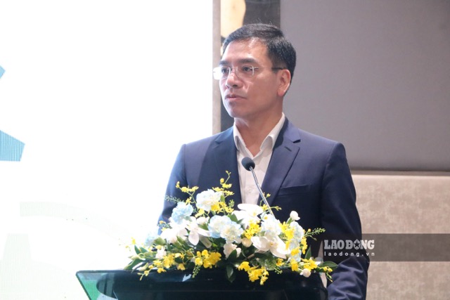 TS.BS Hà Anh Đức, Cục trưởng Cục Quản lý Khám, chữa bệnh (Bộ Y tế) phát biểu về xây dựng phát hiện hệ thống cấp cứu hiện nay. Ảnh: Nguyễn Ly