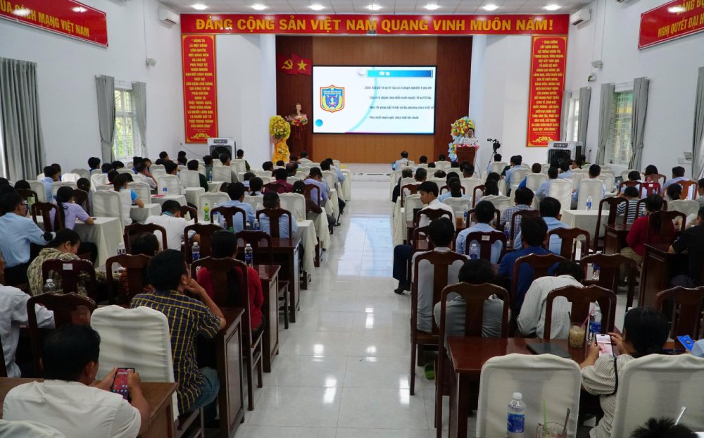 Hội nghị tuyên truyền tại xã Sơn Kiên, tỉnh An Giang. Ảnh: BTL Vùng CSB4