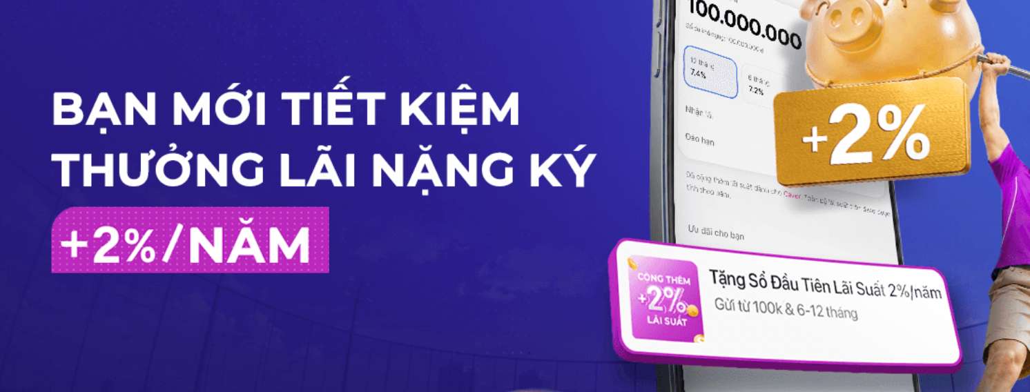 Biểu lãi suất tiết kiệm Cake by VPBank. Ảnh: Cake by VPBank