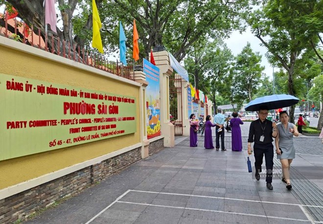 Saigon Ward (HCMC) proposes to maintain the status quo, not to arrange. Photo: Minh Quan