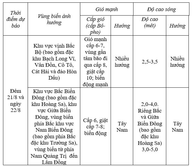Áp thấp nhiệt đới có khả năng mạnh lên thành bão gây mưa trên biển. Ảnh: Trung tâm Khí tượng Thủy văn Quốc gia