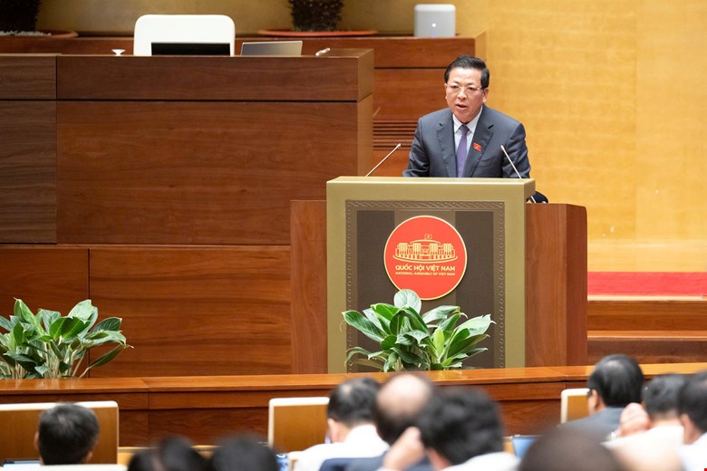Member of the Party Central Committee, Minister of Construction Tran Hong Minh. Photo: Quochoi. vn